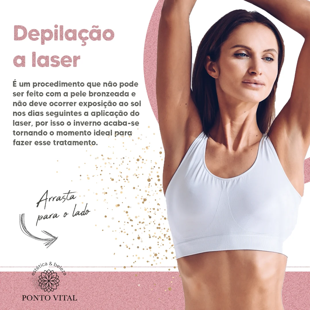 03 - Depilação a Laser - Clínica Estética Ponto Vital - Clínica Ponto Vital - Estética avançada - Estética Campo Largo